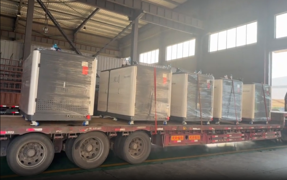 东莞某食品厂使用5台0.5吨燃气蒸汽发生器